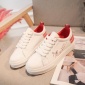 2017春秋女韩版平跟平底低帮系带小白鞋圆头大码外贸单鞋女
